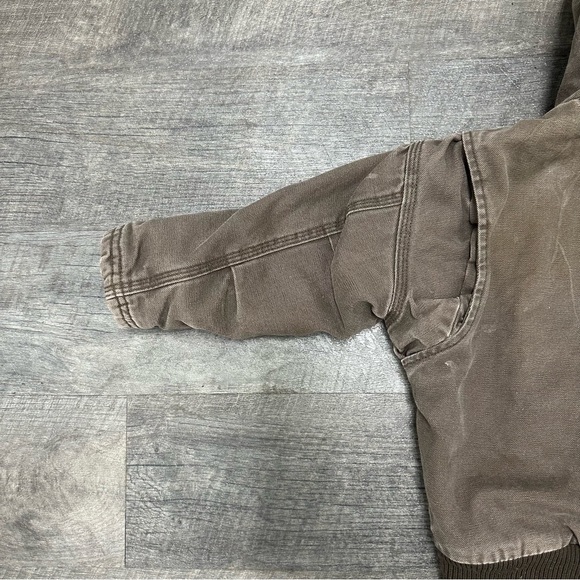 Polar King By Key Fleece Lined Canvas Hooded Full Zip Jacket Size 4T - Picture 10 of 13